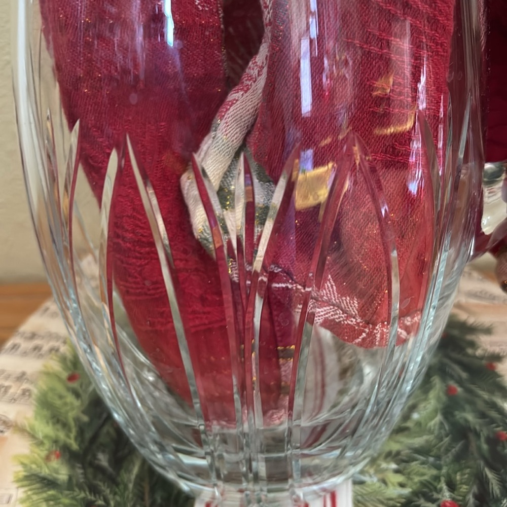 10" Crystal Pitcher ~ Reed & Barton - Picture 2 of 5